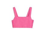 Koton 3SKG60042AW Pembe Keten Kız Çocuk Bluz