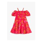 Koton 3SKG80083AW Pembe Kız Çocuk Elbise