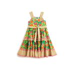 Koton 3SKG80228AW Çiçekli Midi Kız Çocuk Elbise