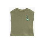 Koton 3SMB30001TK894 Haki Erkek Çocuk T-Shirt