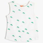Koton 3SMB30017TK Beyaz Erkek Bebek Atlet