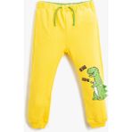 Koton 3SMB40024TK Sarı Normal Paça Bebek Eşofman Altı