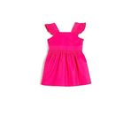 Koton 3SMG80004AW Fuşya Midi Kız Bebek Elbise