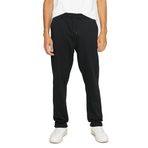 Koton 3WAM40113MK Jogger Altı Baskılı Beli Bağcıklı Erkek Siyah Eşofman