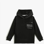 Koton 3Wkb10190Tk Siyah 999 Erkek Çocuk Jersey Sweatshirt - 5 - 6 Yaş