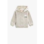 Koton 3WMG10009AK Kız Bebek Bej Sweatshirt