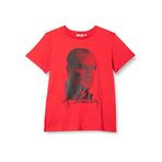 Koton 411 Erkek Çocuk Kırmızı Atatürk Baskılı T-shirt