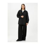Koton 4SAK50024UW 999 Siyah Elastan Blazer Kadın Ceket