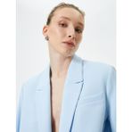 Koton 4Sak50140Uw 637 Mavı Kadın Blazer Ceket - Mavi - 42