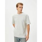 Koton 4SAM10069HK Gri Erkek T-Shirt