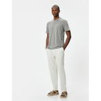 Koton 4SAM10113MK 031 Gri Polo Yaka Basic Erkek T-shirt