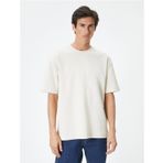 Koton 4SAM10113MK 047 Antrasit Pamuk Jersey Kısa Kollu Polo Yaka Basic Erkek T-shirt