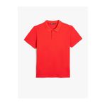 Koton 4SAM10113MK 401 Kırmızı Polo Yaka Basic Erkek T-shirt