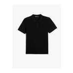 Koton 4SAM10113MK 999 Siyah Pamuk Jersey Kısa Kollu Basic Polo Erkek T-shirt
