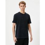 Koton 4SAM10315HK Antrasit Erkek T-shirt