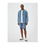 Koton 4SAM40310ND 740 Orta İndigo Denim Erkek Şort
