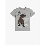 Koton 4SKB10297TK Gri Erkek Çocuk T-shirt