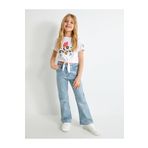 Koton 4SKG10140AK Beyaz Kız Çocuk T-shirt
