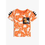 Koton 4SMB10029TK 2D2 Turuncu Dinozor Baskılı Erkek Bebek T-shirt