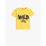Koton 4SMB10169TK Sarı Erkek Bebek T-shirt
