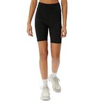 Koton 4WAK40011NK Siyah Basic Biker Kadın Tayt