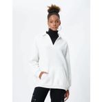 Koton 4WAL10063IK Basic Beyaz Kadın Sweatshirt