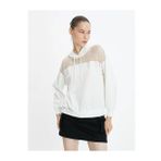Koton 4WAL10176IK Ekru Kadın Sweatshirt