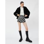 Koton 4Wal20120Iw 999 Siyah Genç Kız Polyester Outerwear Ceket - 34