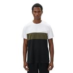 Koton 4WAM10076NK Beyaz Renk Bloklu Erkek T-shirt