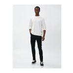 Koton 4WAM40026ND Siyah Erkek Jean Pantolon