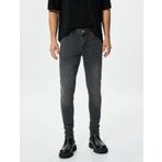 Koton 4WAM40362ND Antrasit Erkek Jean Pantolon