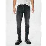Koton 4WAM40394ND Trousers Siyah Erkek Jean Pantolon