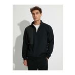 Koton 4WAM70149MK Siyah Erkek Sweatshirt