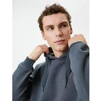 Koton 4WAM70239MK Antrasit Erkek Sweatshirt