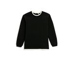 Koton 4WKB10028TK Siyah Basic Erkek Çocuk Sweatshirt
