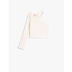 Koton 4WKG10097AK Beyaz Kız Çocuk T-shirt