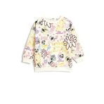 Koton 4WKG10238AK Ekru Kız Çocuk Sweatshirt