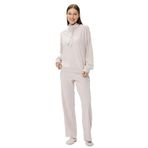 Koton 4WLK40079MK Pembe Kaşkorse Yumuşak Dokulu Boğazlı Kadın Pijama Üstü