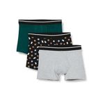 Koton 4WLM90038MK Yeşil Baskılı 3'lü Erkek Boxer Seti
