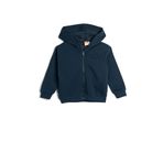 Koton 4WMB10219TK 715 Lacivert Erkek Bebek Pamuk Jersey Sweatshirt