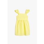 Koton 5SMG80026AW Sarı Bebek Elbise