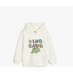 Koton 5Wmb10031Tk 010 Ekru Erkek Bebek Pamuk Jersey Sweatshirt - 4 - 5 Yaş