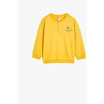 Koton 5WMB10258TK 195 Hardal Erkek Bebek Jersey Sweatshırt