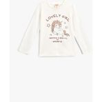 Koton 5Wmg10022Ak Ekru Kız Bebek Jersey Kazak