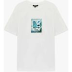 Koton 6SAM10009MK 000 Beyaz Erkek Jersey Kısa Kollu T-Shırt - XL