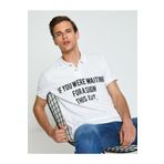 Koton 8YAM14150OK Beyaz Erkek T-Shirt