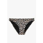 Koton 9YAK88788BM Siyah Leopar Desenli Kadın Bikini Altı