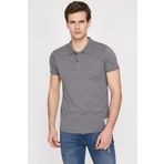 Koton 9YAM12032LK Gri Polo Yaka Erkek T-Shirt