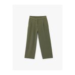Koton Aerobin Kumaş Pileli Cepli Culotte Fit Kısa Bol Kısa Paça Pantolon