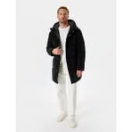 Koton Anorak Mont Kapşonlu Slim Fit Fermuarlı Cep Detaylı - Siyah